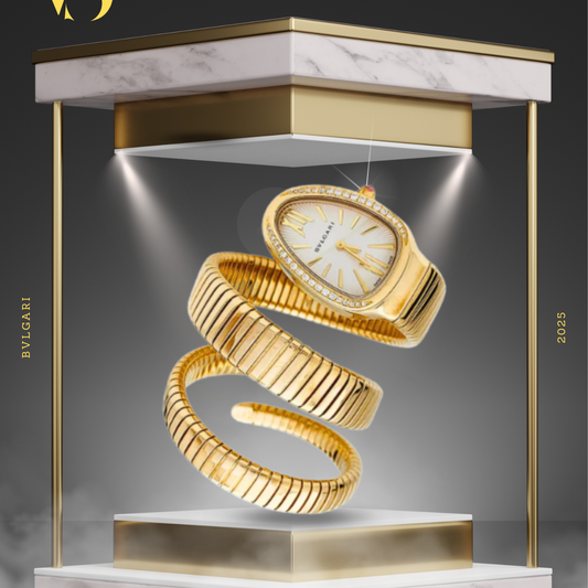 montre BVLGARI serpenti acier inoxidable