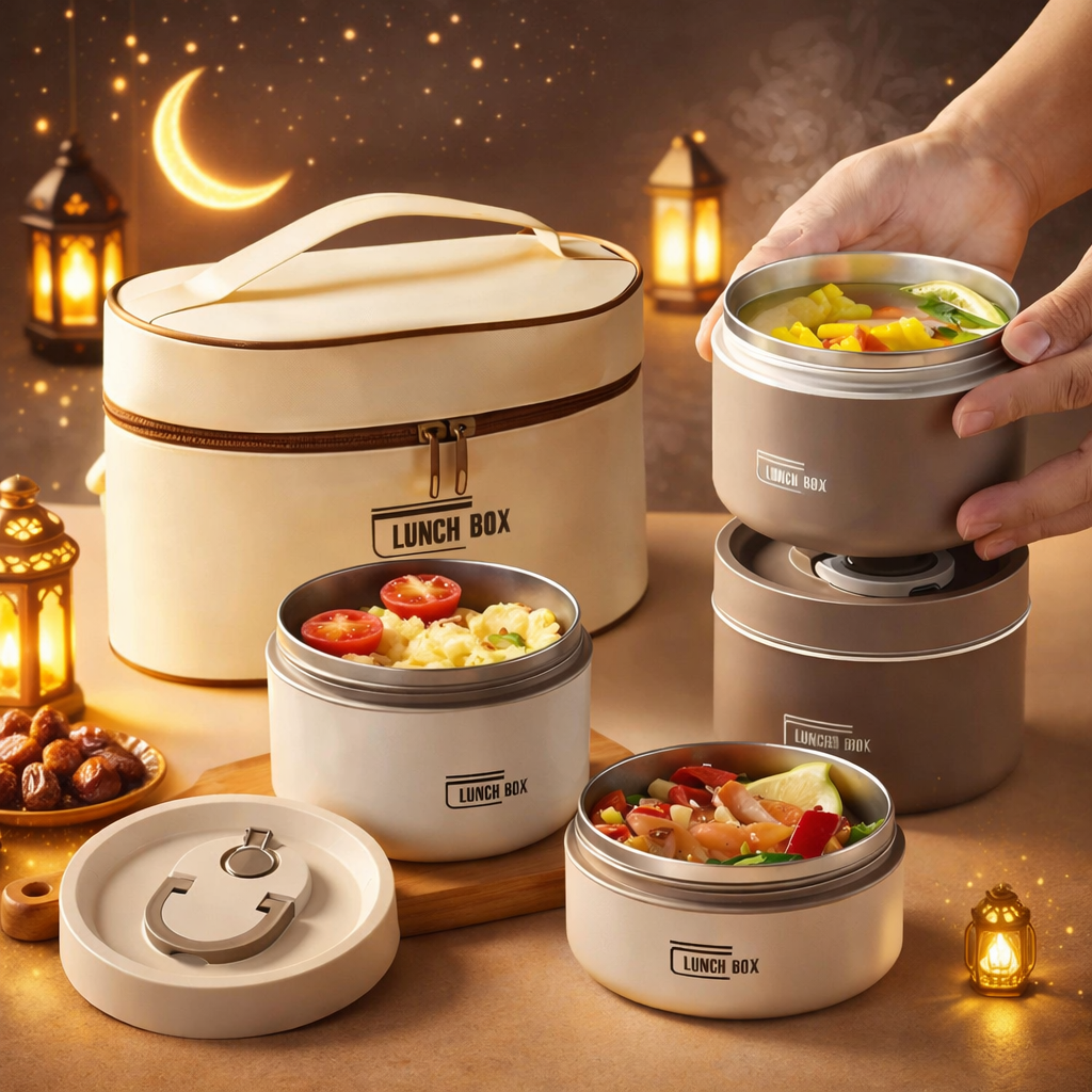 لانش بوكس 4 قطع خاص برمضان